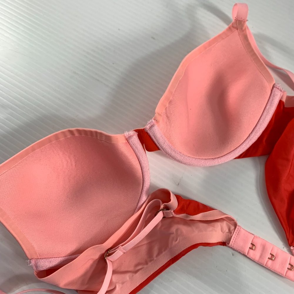 Aerie Womens Bra Size 32A Pink Real Me Full Coverage Underwire - Picture 4 of 6